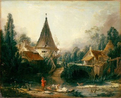 Landscape near Beauvais by François Boucher
